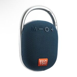 Portable Bluetooth Wireless Speaker w/LED - Blue